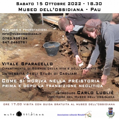 Museo dell'Ossidiana - Come si moriva nella preistoria prima e dopo la transizione neolitica