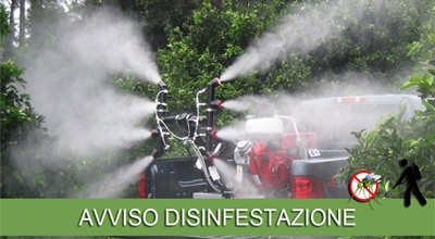Avviso disinfestazione alati e striscianti - Gioved&igrave; 28 Maggio 2020