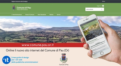 Online il nuovo Sito Internet del Comune di Pau