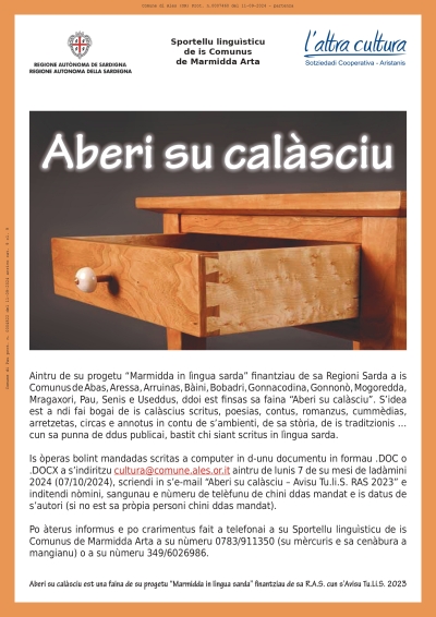 &ldquo;Apri il cassetto&rdquo;: un&rsquo;occasione per pubblicare testi in lingua sarda