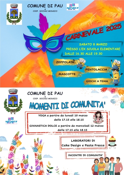 Festa di Carnevale - Momenti di comunit&agrave;